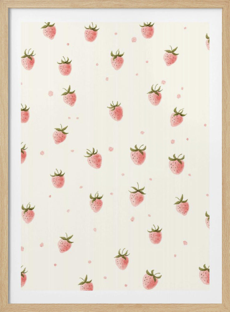 Simple Fresh Strawberry | Poster