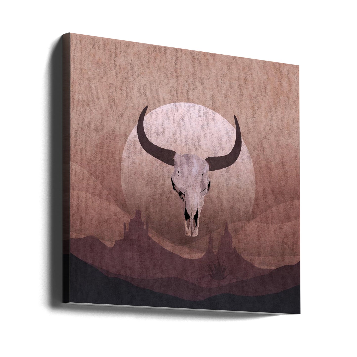 Cowboy-Totenkopf | Leinwand-Bilder
