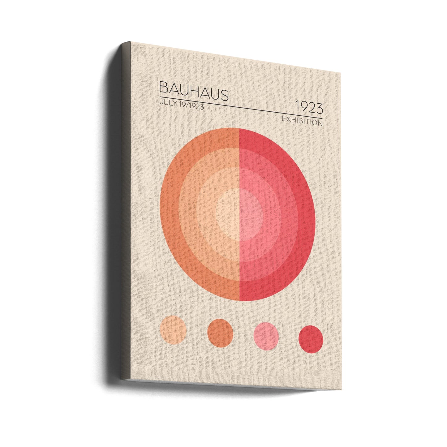 Bauhaus rosa lägenhet | Canvas