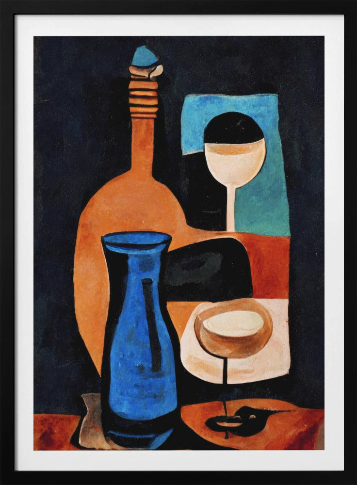 Stilleben med vin | Poster