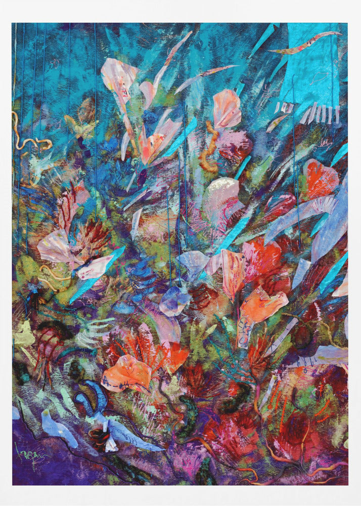 Utbrott av blommande ljus | Poster