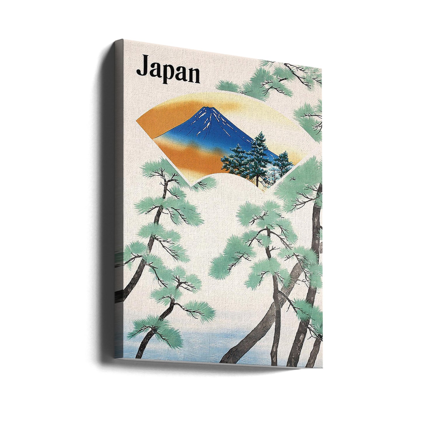 1930s Japanese Government Railways Travel Poster | Canvas