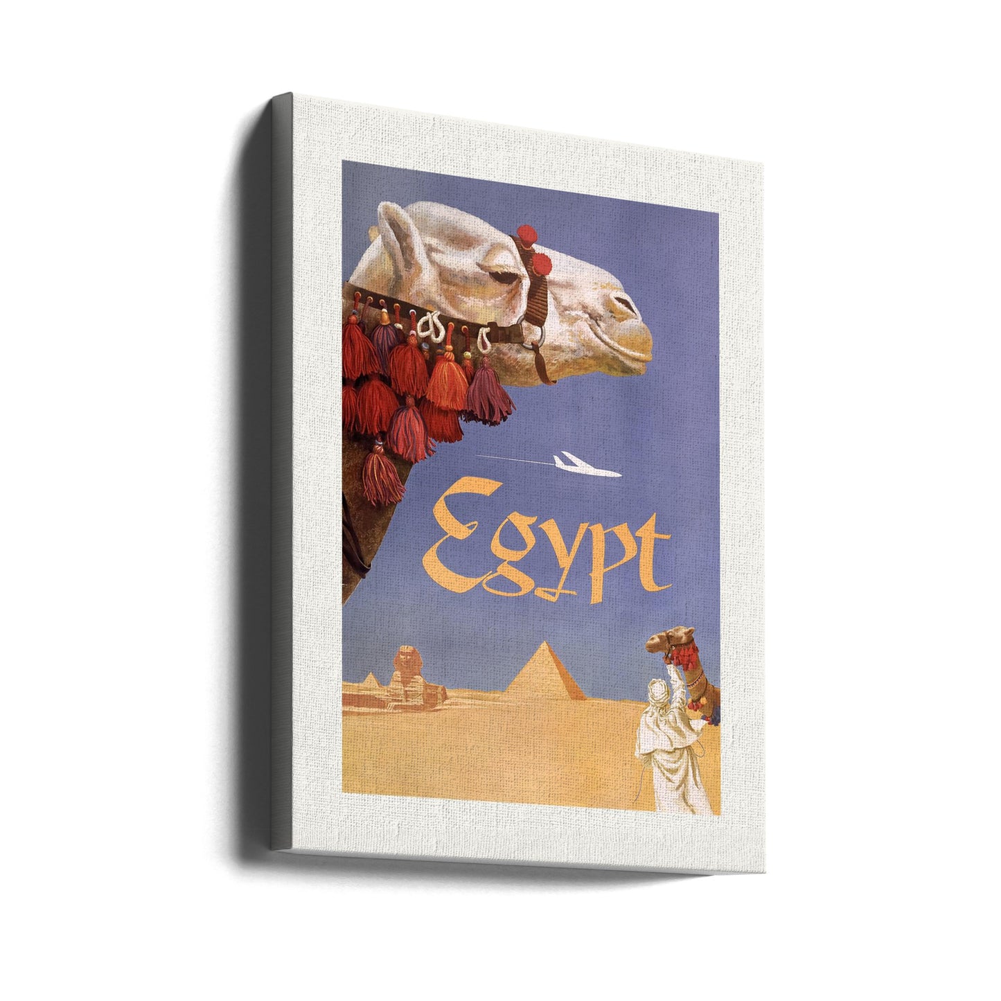 Egypten. Fly Twa (1960) Vintage Poster Av David Klein | Canvas