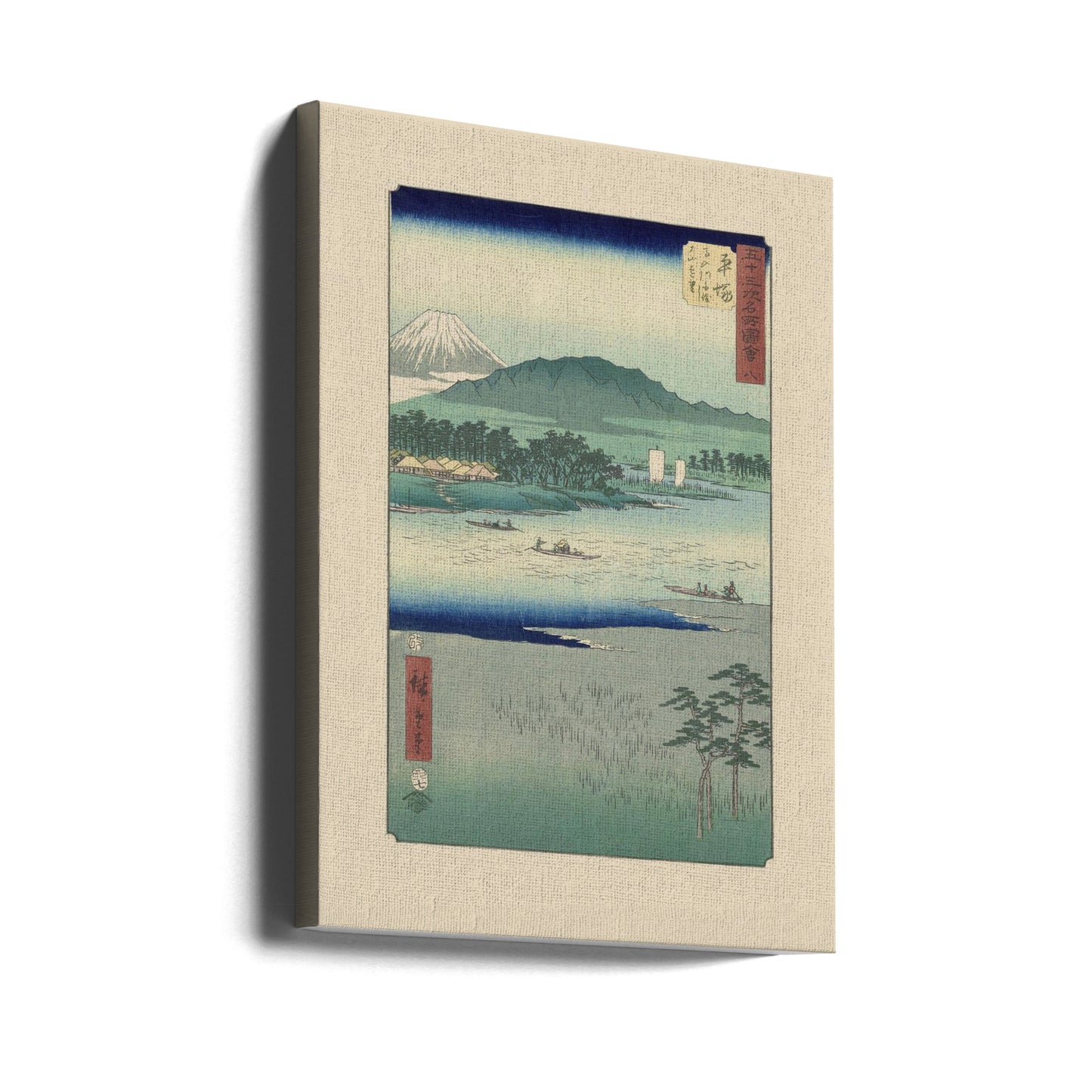 River Highway vid Utagawa Hiroshige | Duk