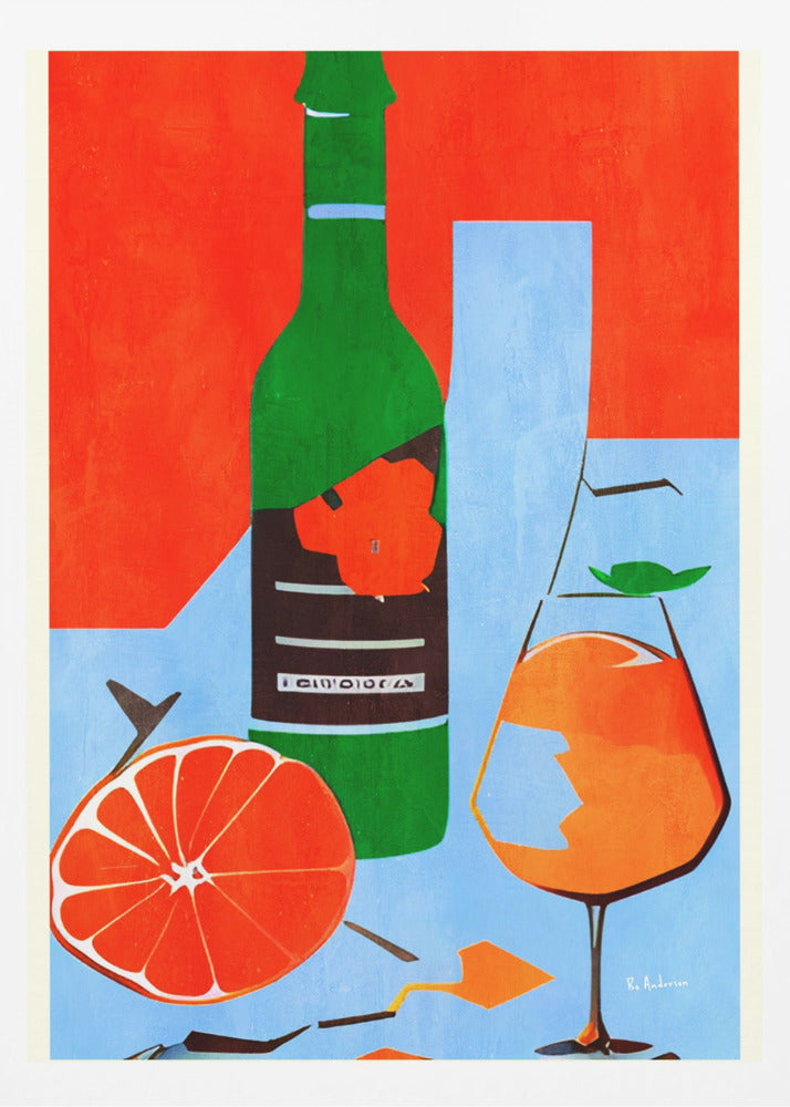 Solig picknick i parken | Poster