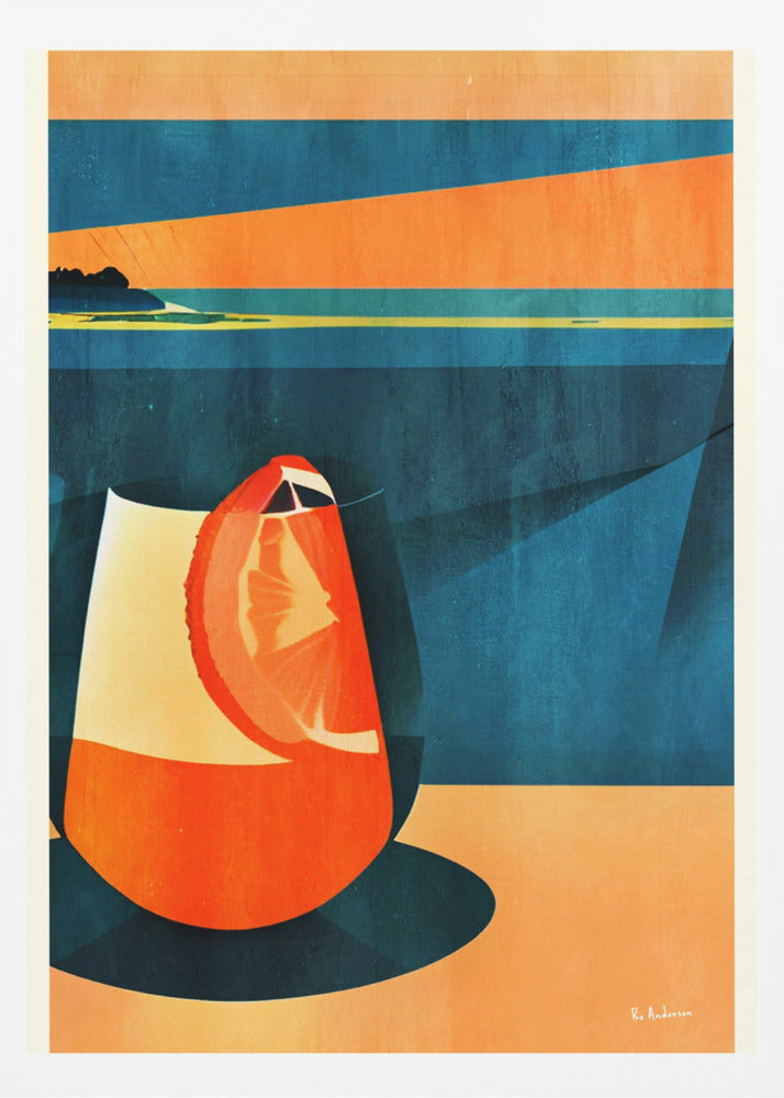 Negroni vid solnedgången | Poster