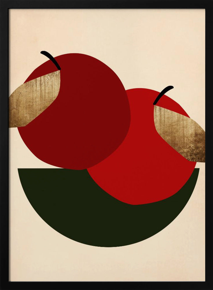 Due mele rosse | Poster - Stampe d’Arte