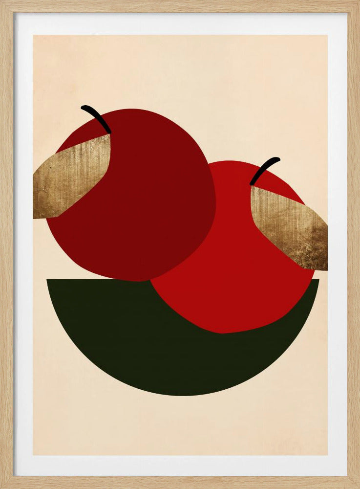 Due mele rosse | Poster - Stampe d’Arte