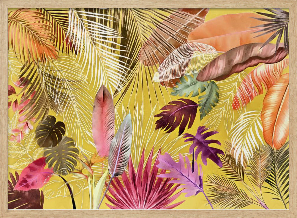 Tropiskt lövverk 07 | Poster