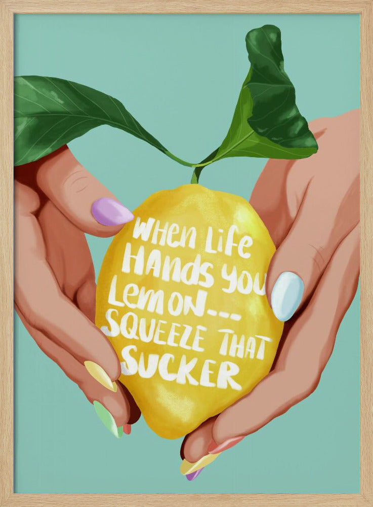 Pressa citronen | Poster