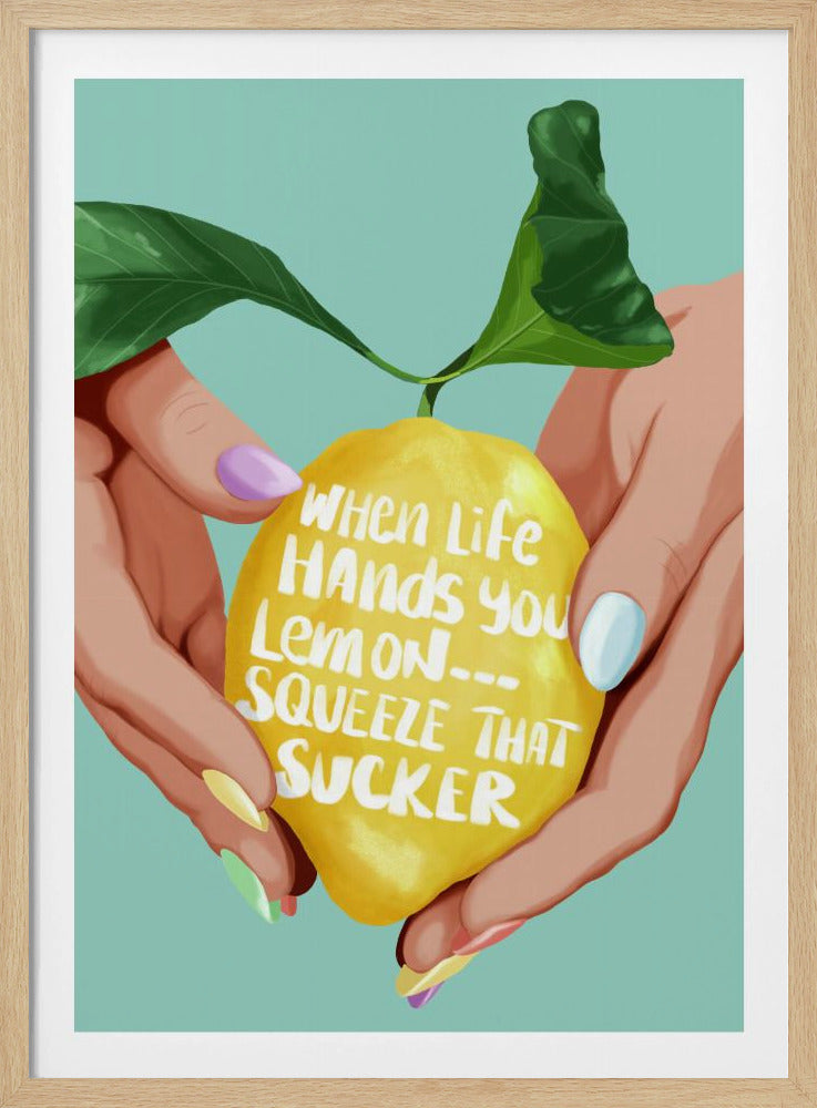 Pressa citronen | Poster