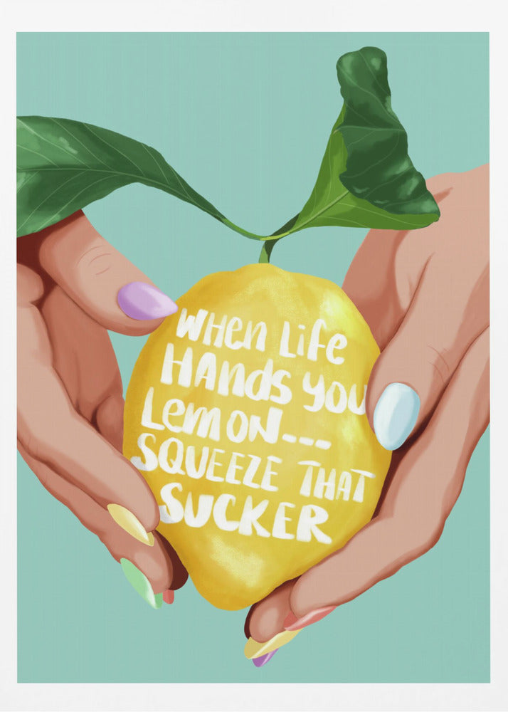 Pressa citronen | Poster