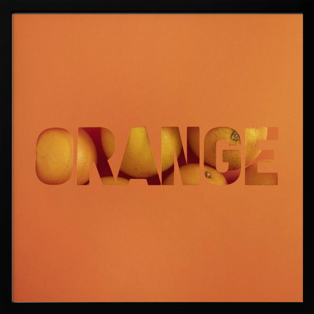 Orange | Poster - Kunstdruck