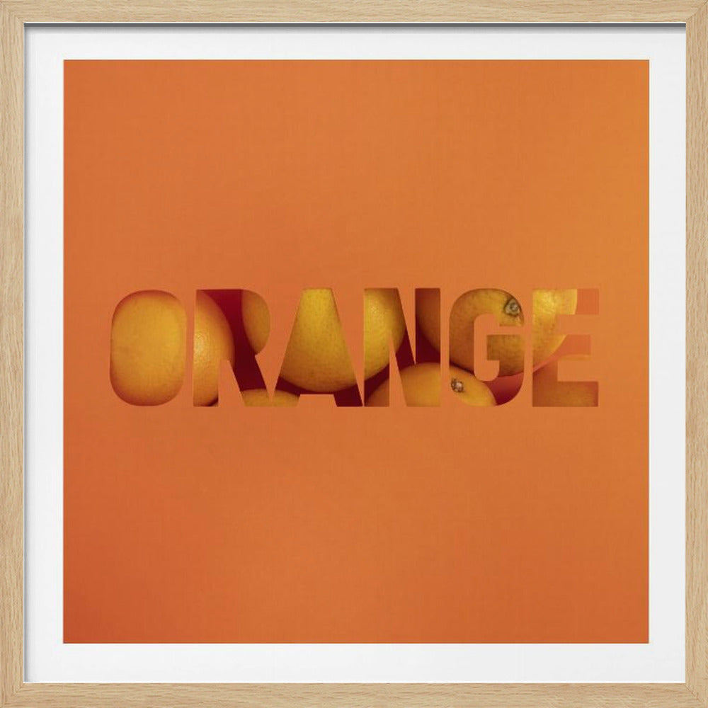 Orange | Poster - Kunstdruck
