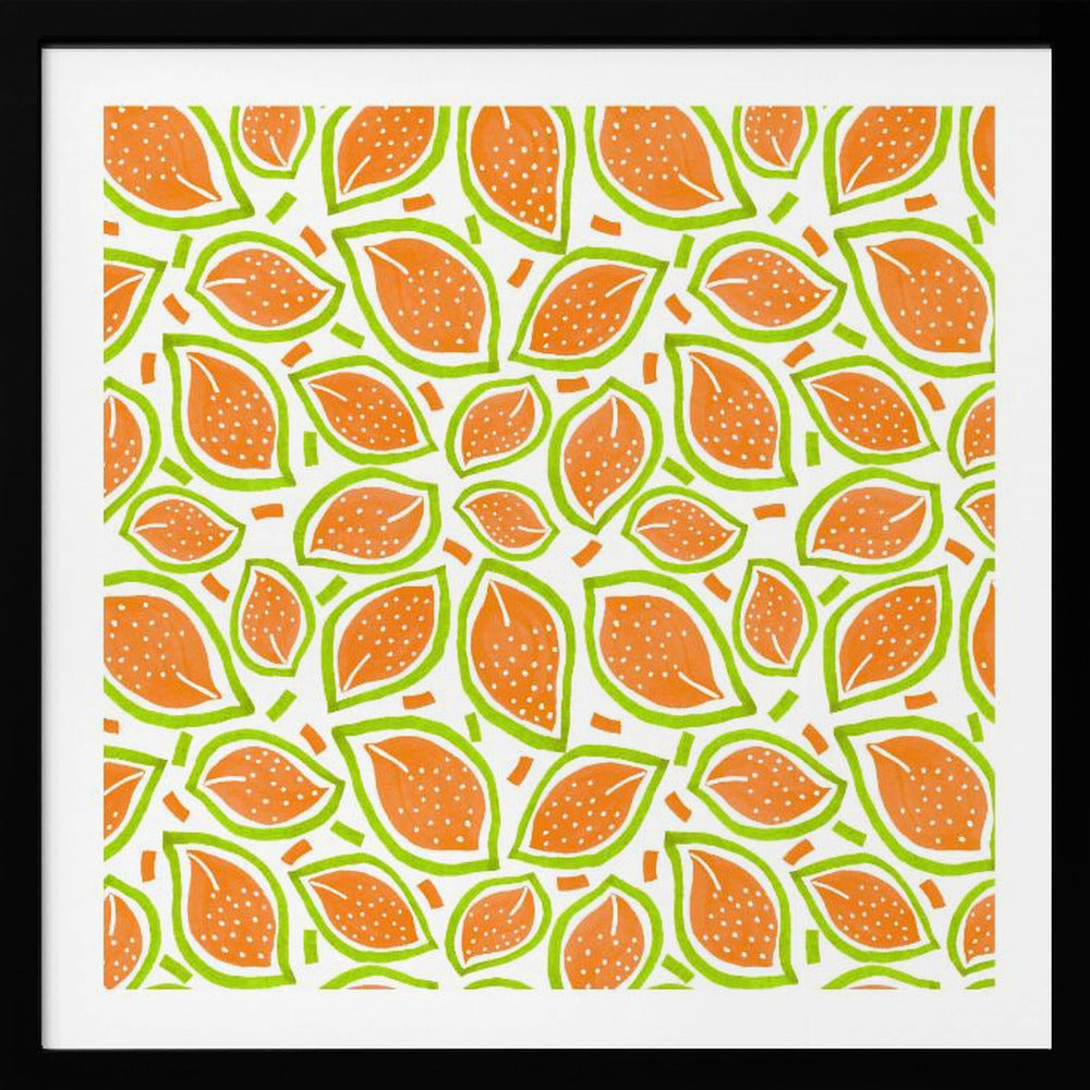 Melon Spridda Löv Prickig | Poster