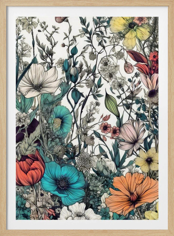 Ängsblommor 12 | Poster