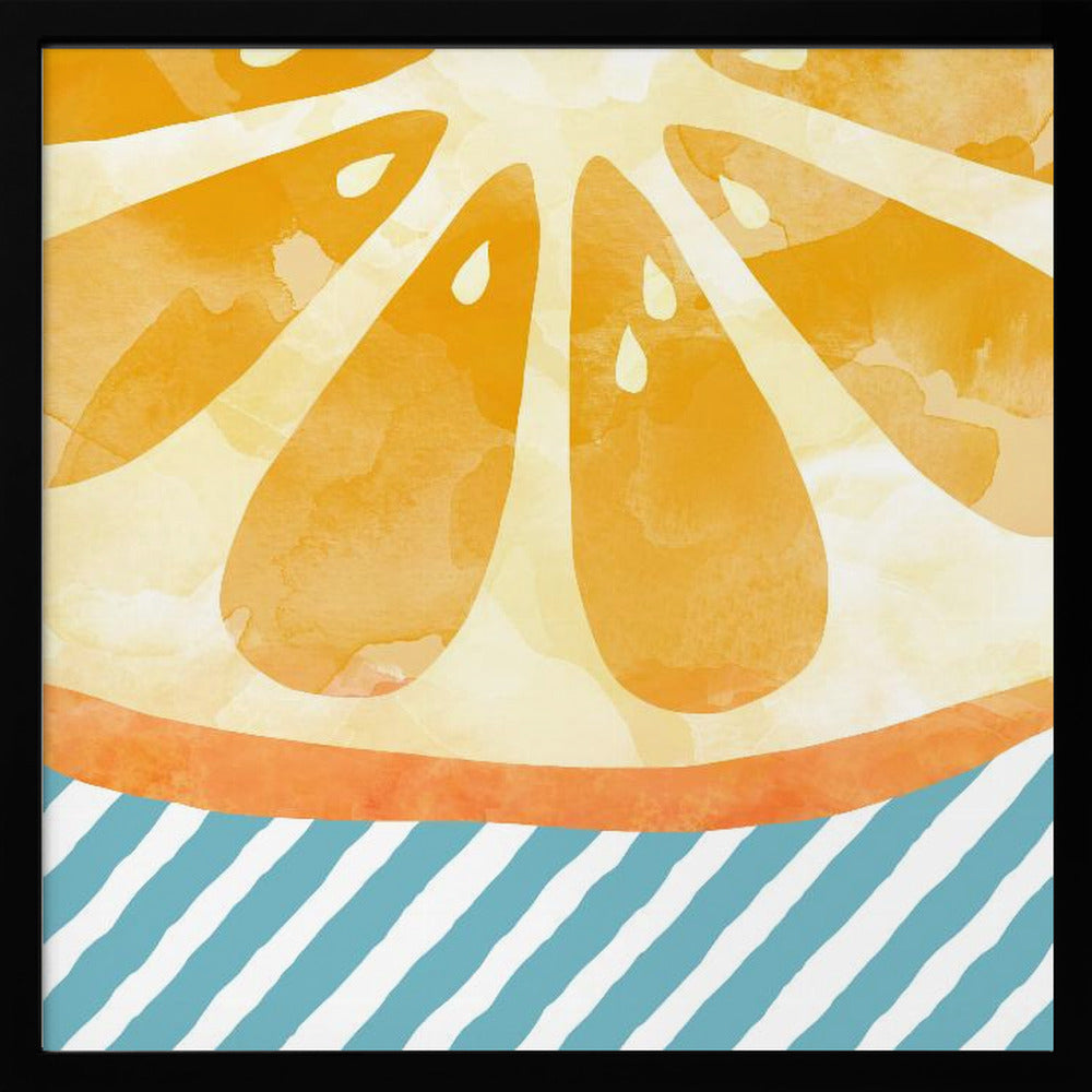 Orange abstrakt | Poster