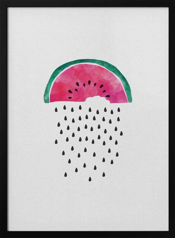 Wassermelonenregen | Poster - Kunstdruck