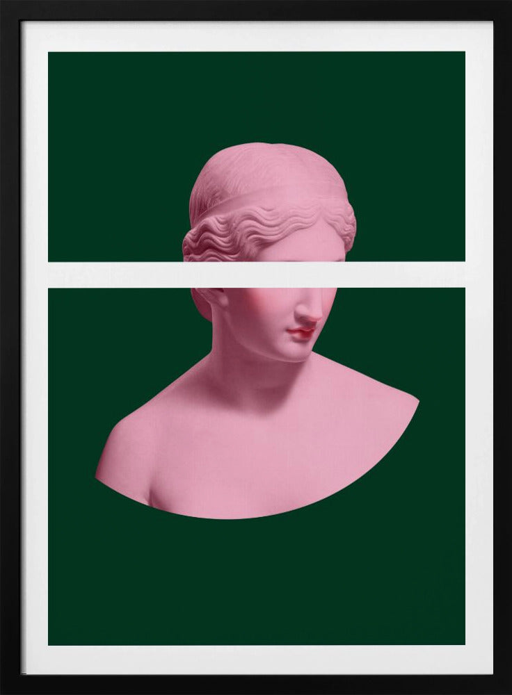 Rosa och grön Artemis | Poster