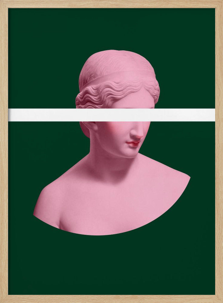 Rosa och grön Artemis | Poster