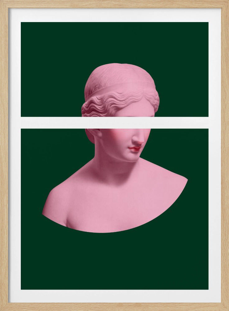 Rosa och grön Artemis | Poster