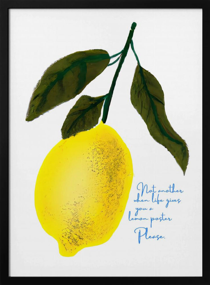 Citron Toppnoter | Poster