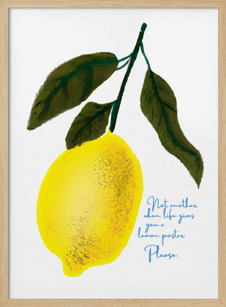 Citron Toppnoter | Poster