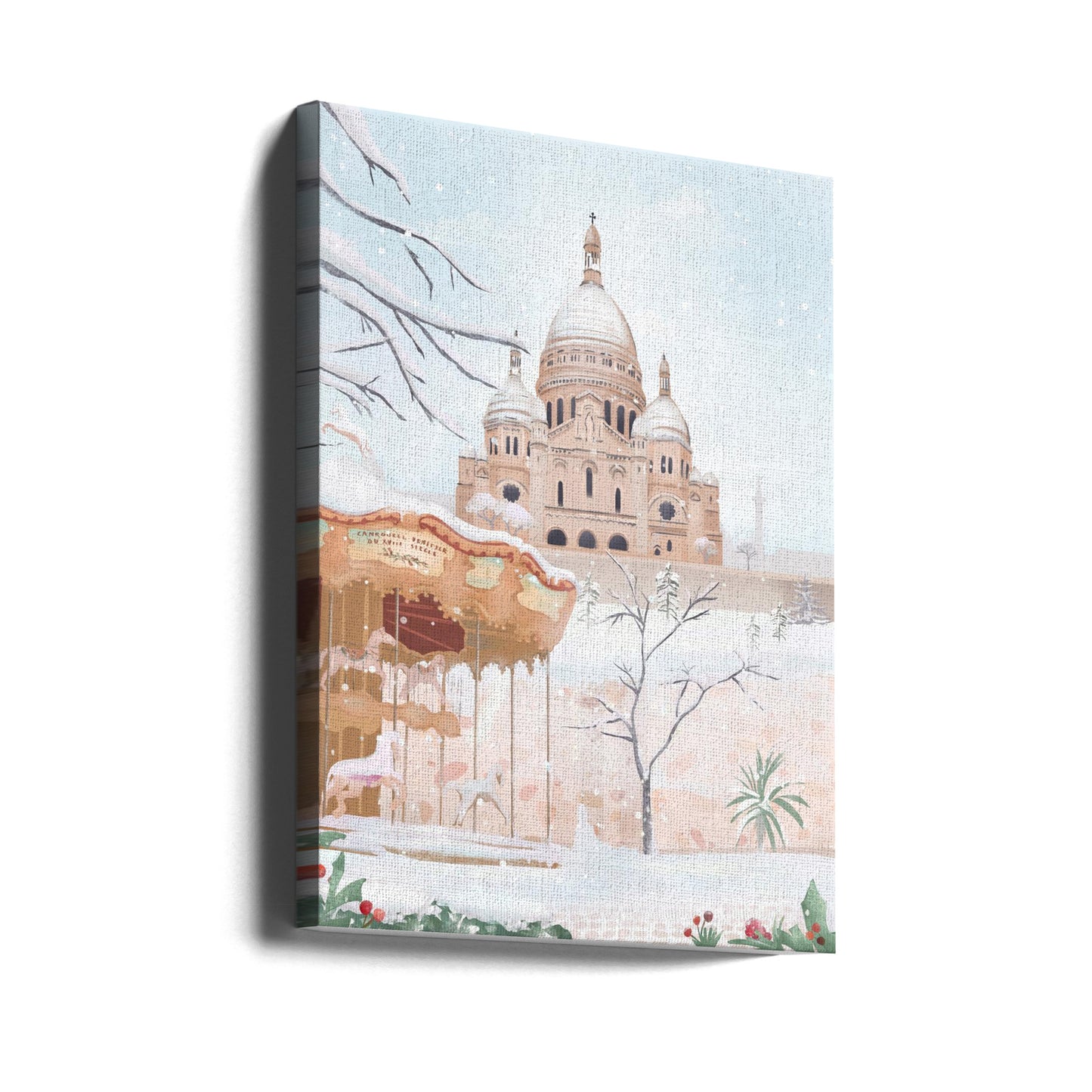 Vinter i Paris | Canvastavla