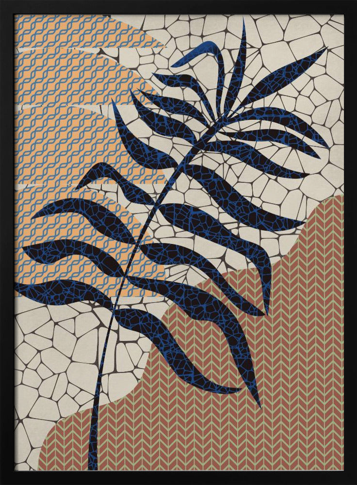 Palmbladmosaikdesign | Poster