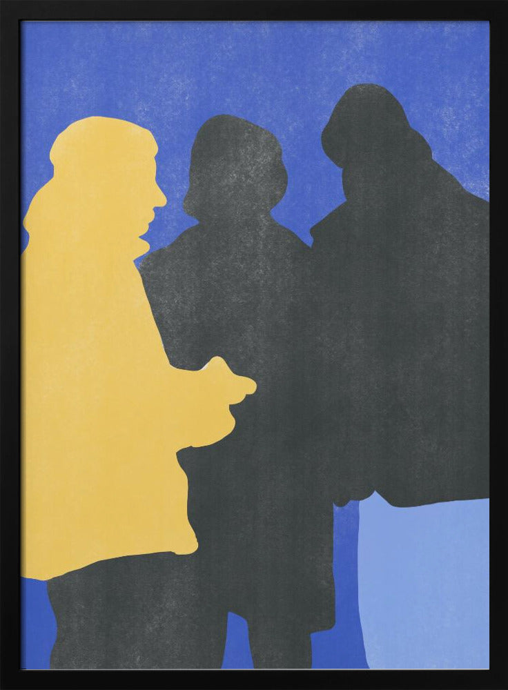 silhouettes of people | Poster