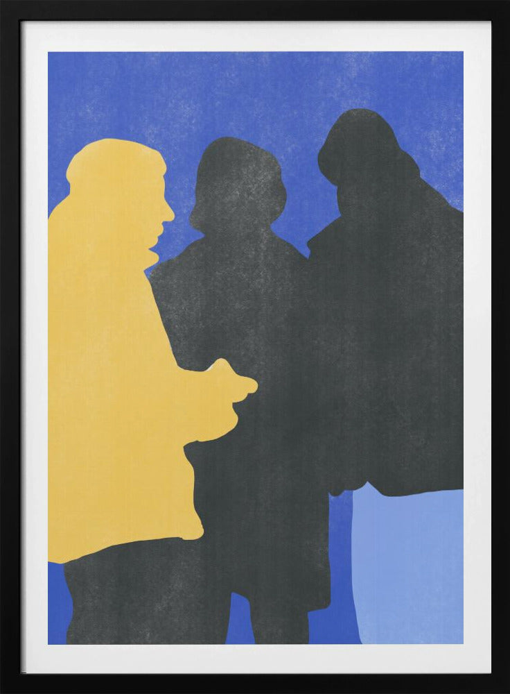 silhouettes of people | Poster