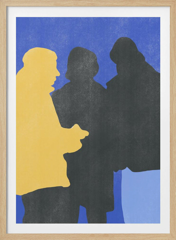 silhouettes of people | Poster