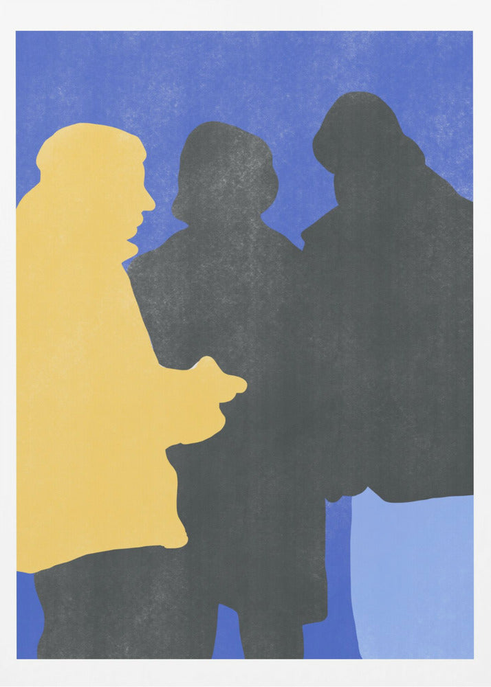 silhouettes of people | Poster