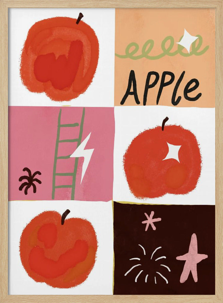 Apfel Poster - Kunstdruck | Poster - Kunstdruck