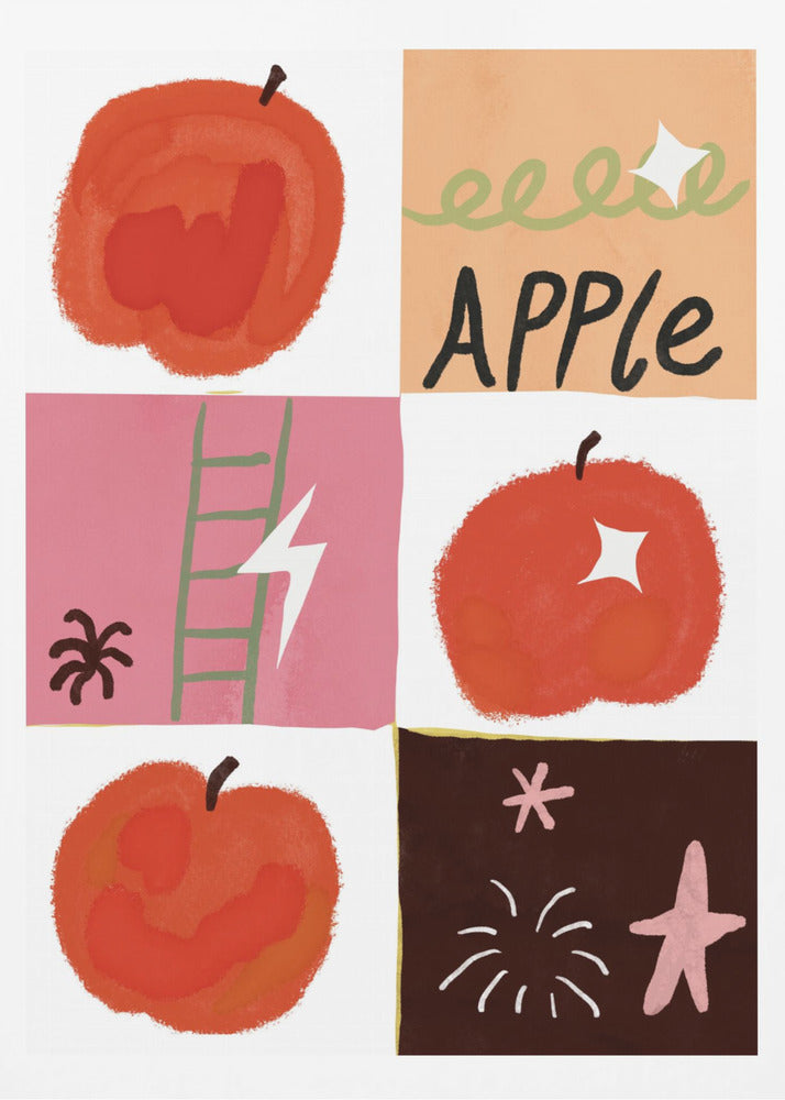 Apfel Poster - Kunstdruck | Poster - Kunstdruck