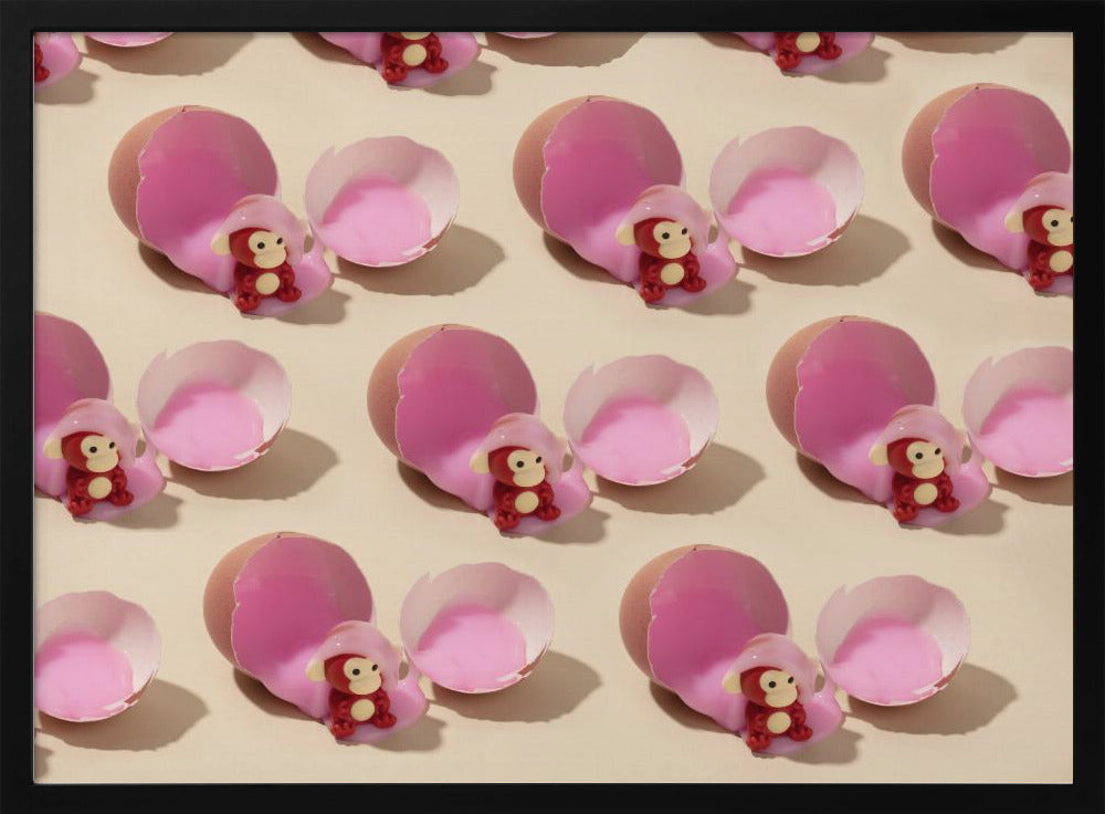 monkey hatching | Poster