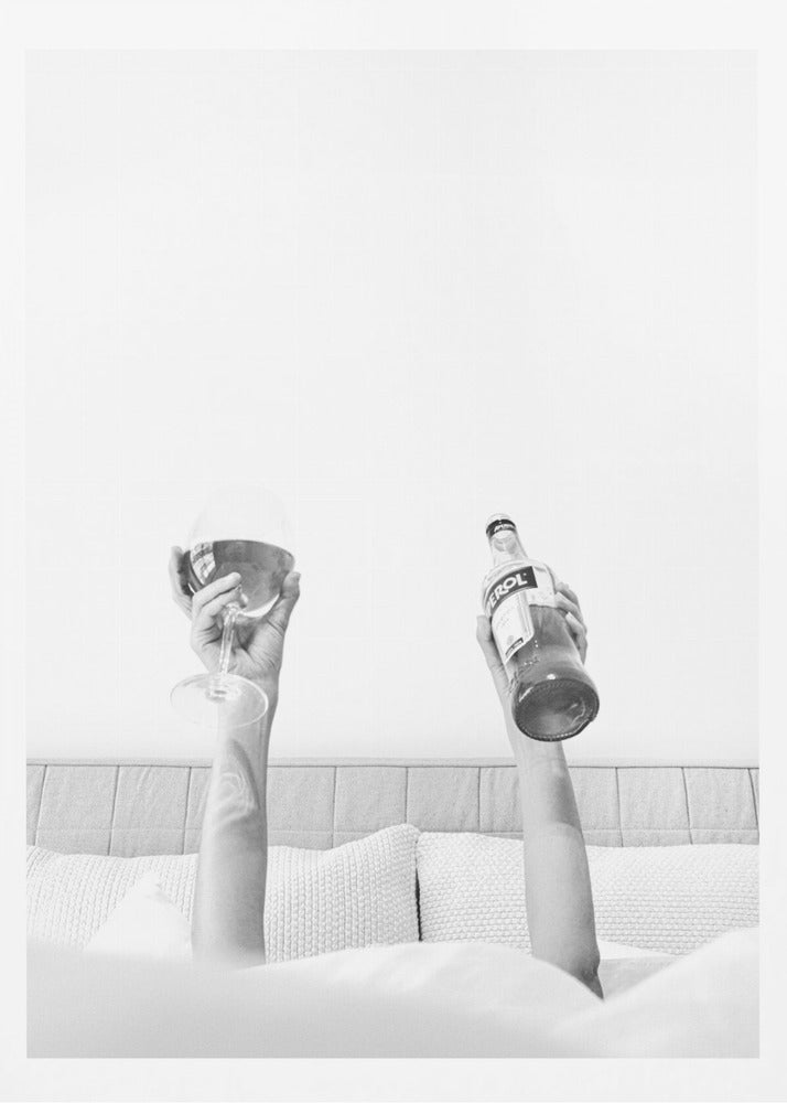 Aperol In Bed Grainy | Poster
