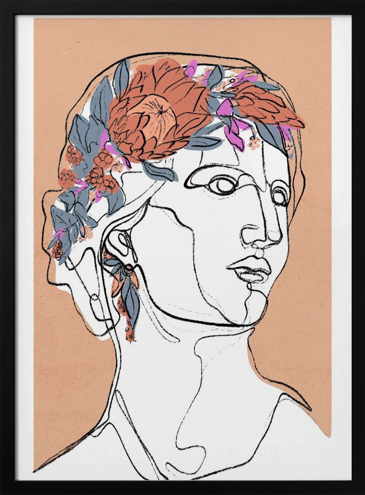 Blommig silhuett | Poster