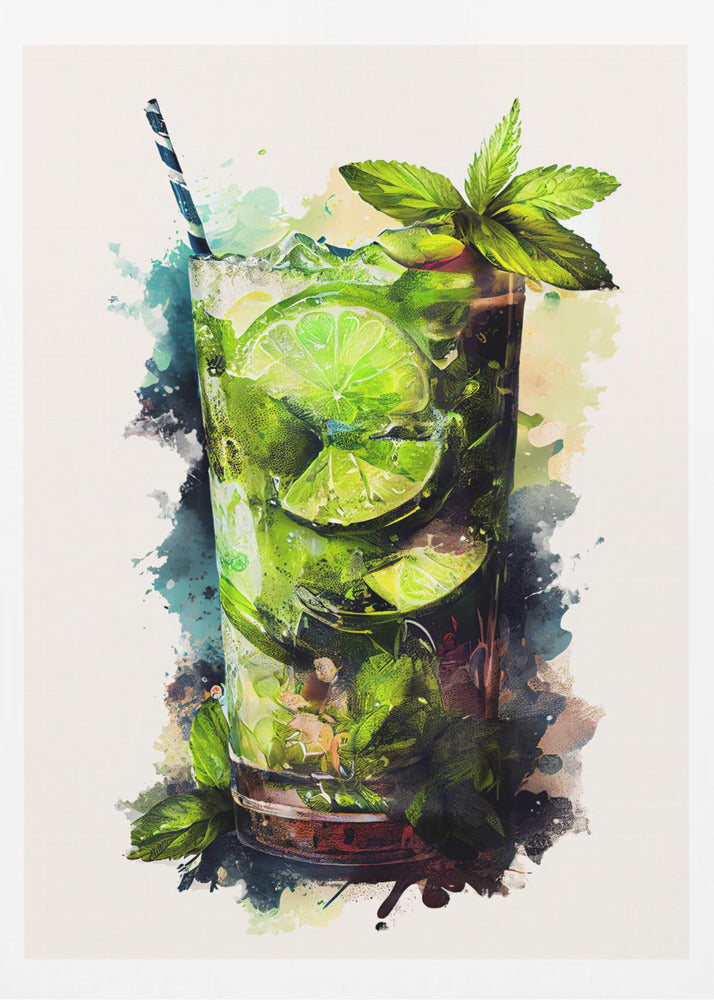 Drycker med cocktail | Poster
