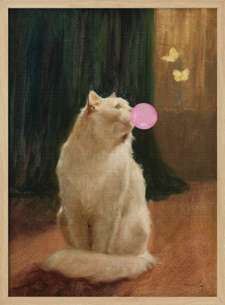 Tuggummi och katt | Poster
