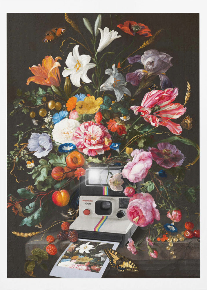 Blommig direktfoto | Poster