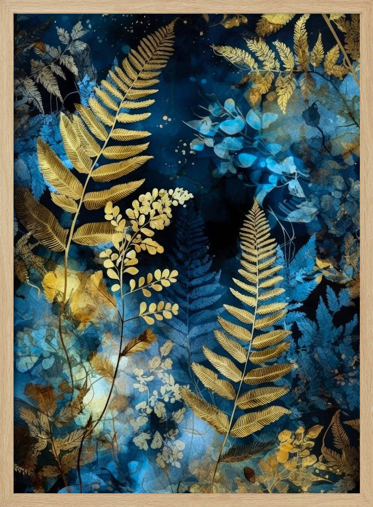 Vibrant Garden and ferns  3 | Poster
