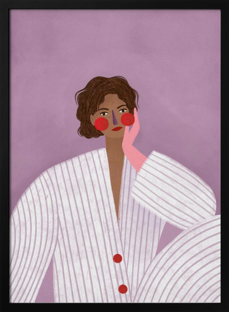 Kvinnan med den rosa handsken | Poster