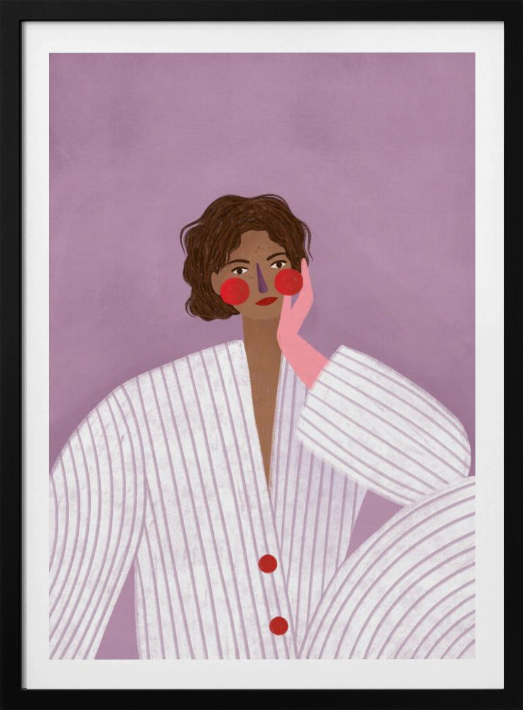 Kvinnan med den rosa handsken | Poster