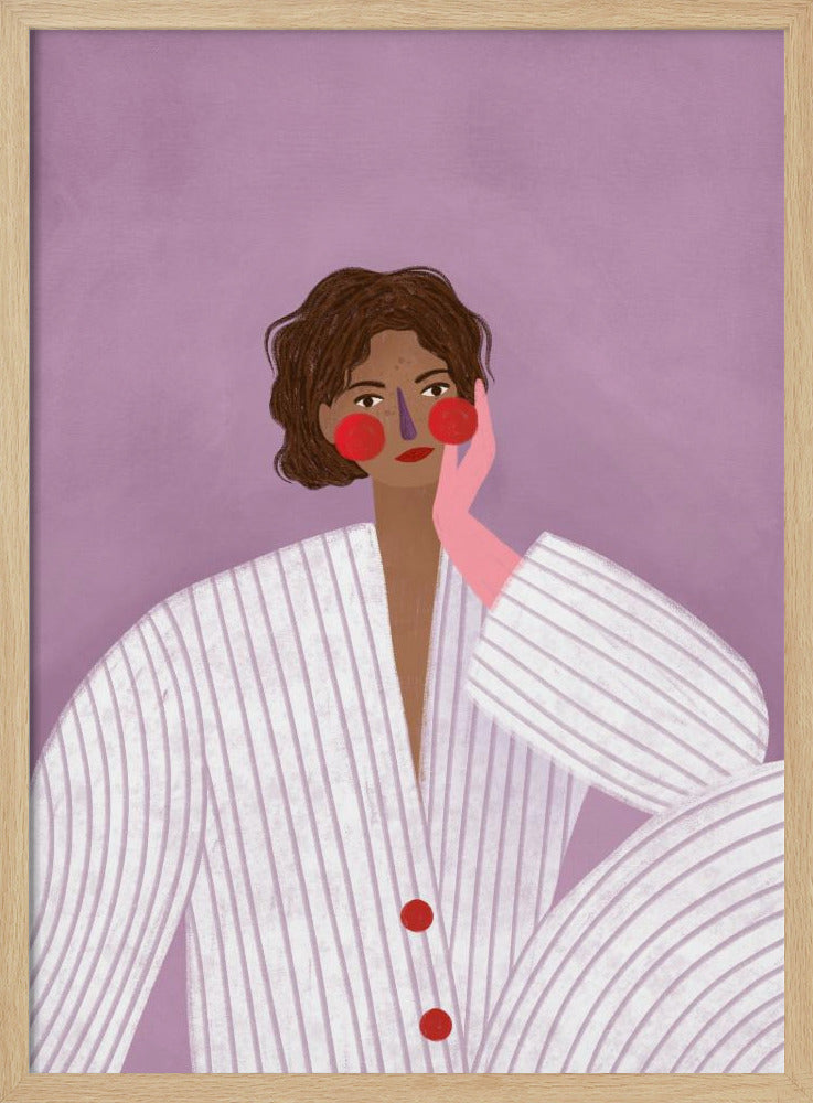 Kvinnan med den rosa handsken | Poster