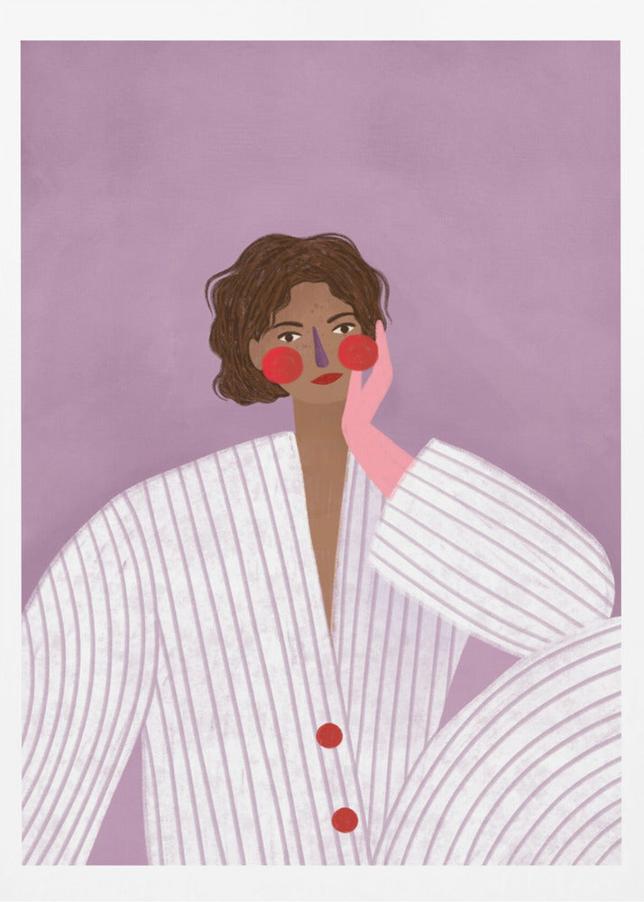 Kvinnan med den rosa handsken | Poster