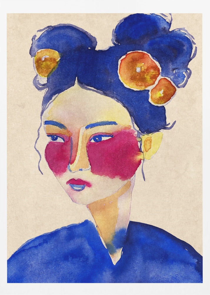 Asiatisk tjej | Poster
