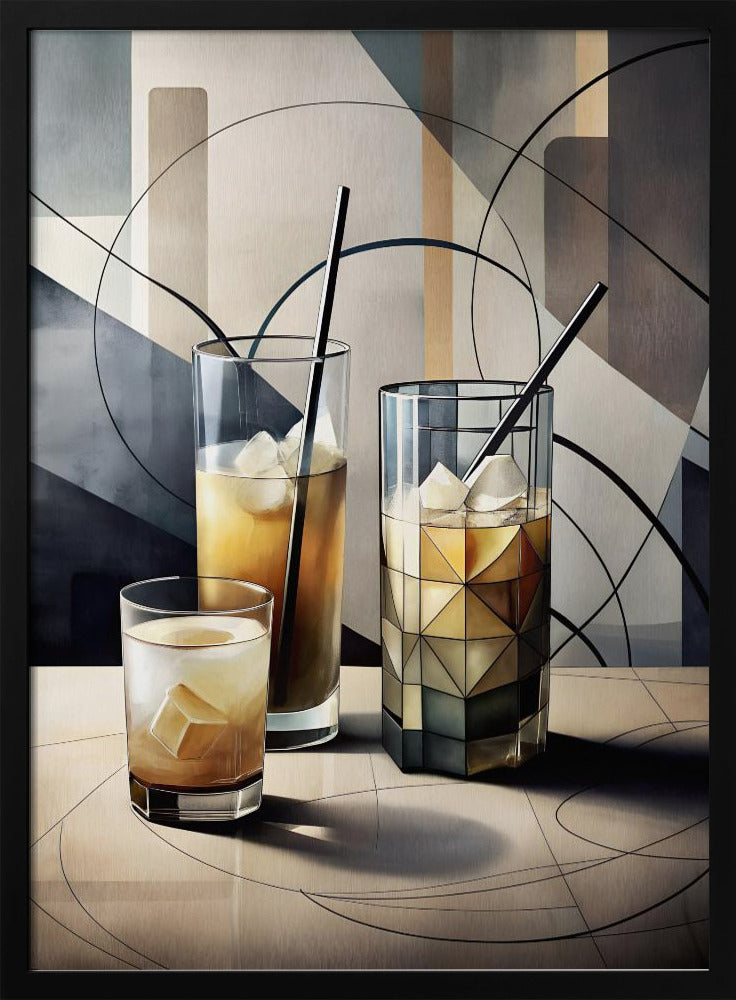 Kubistiska cocktails | Poster