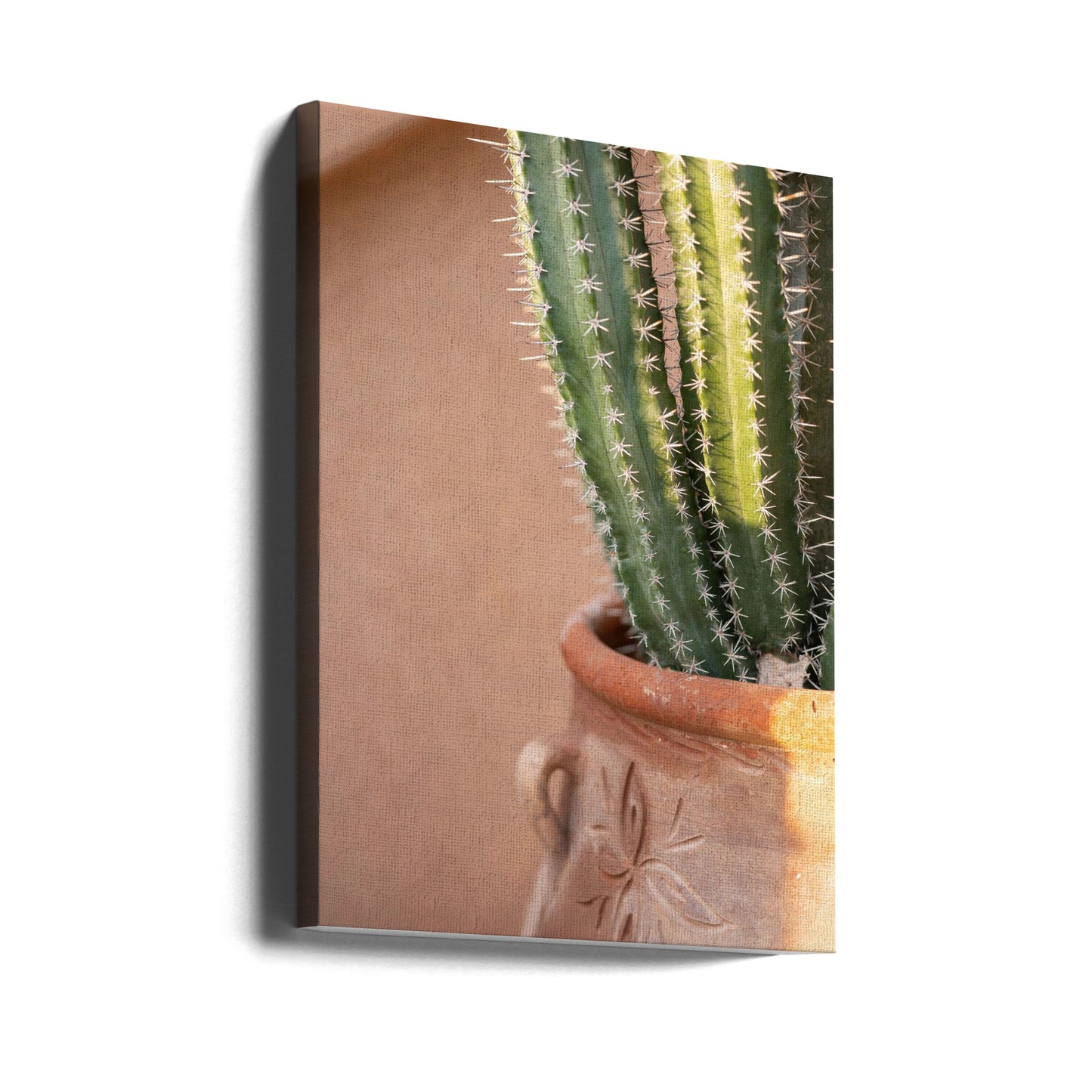 Green On Orange | Marrakech Travel Photography | Canvas
