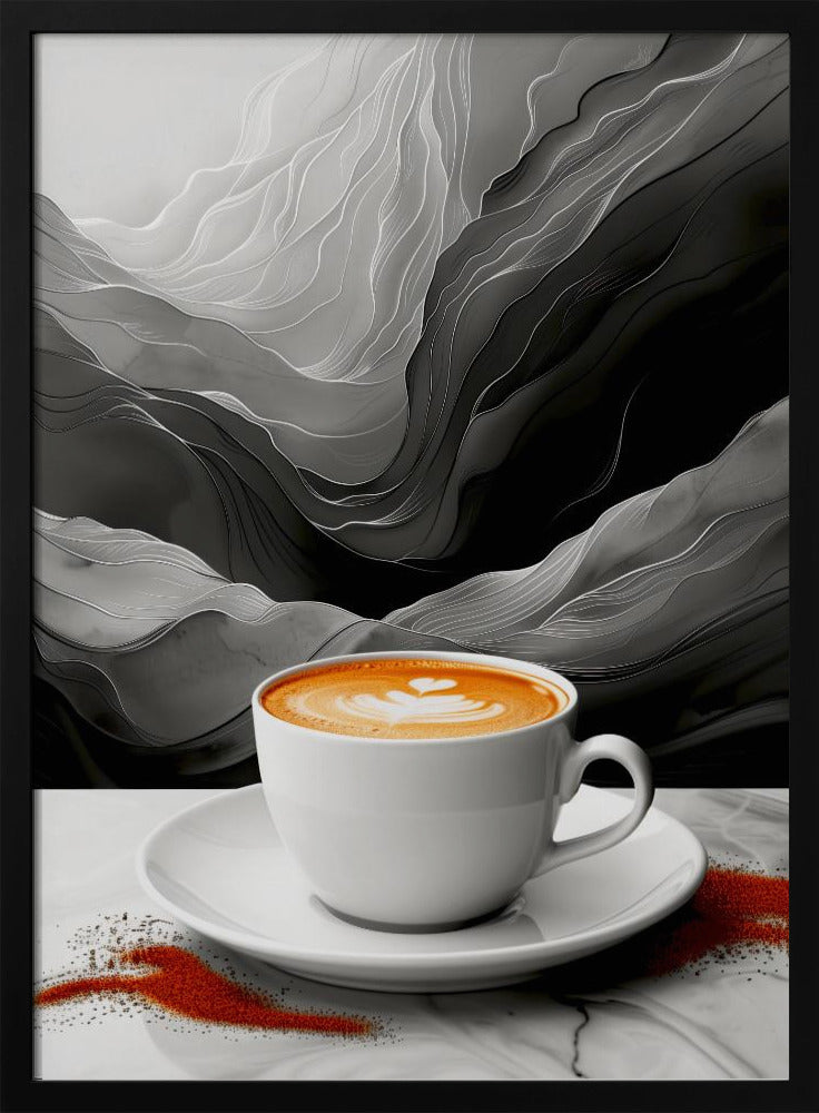 I Love Coffee Food Illustration Art (14) | Poster